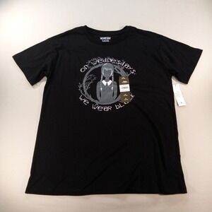 Wednesday Addams Tee "On Wednesdays‎ We Wear Black" – Girls XL (14/16) – NWT